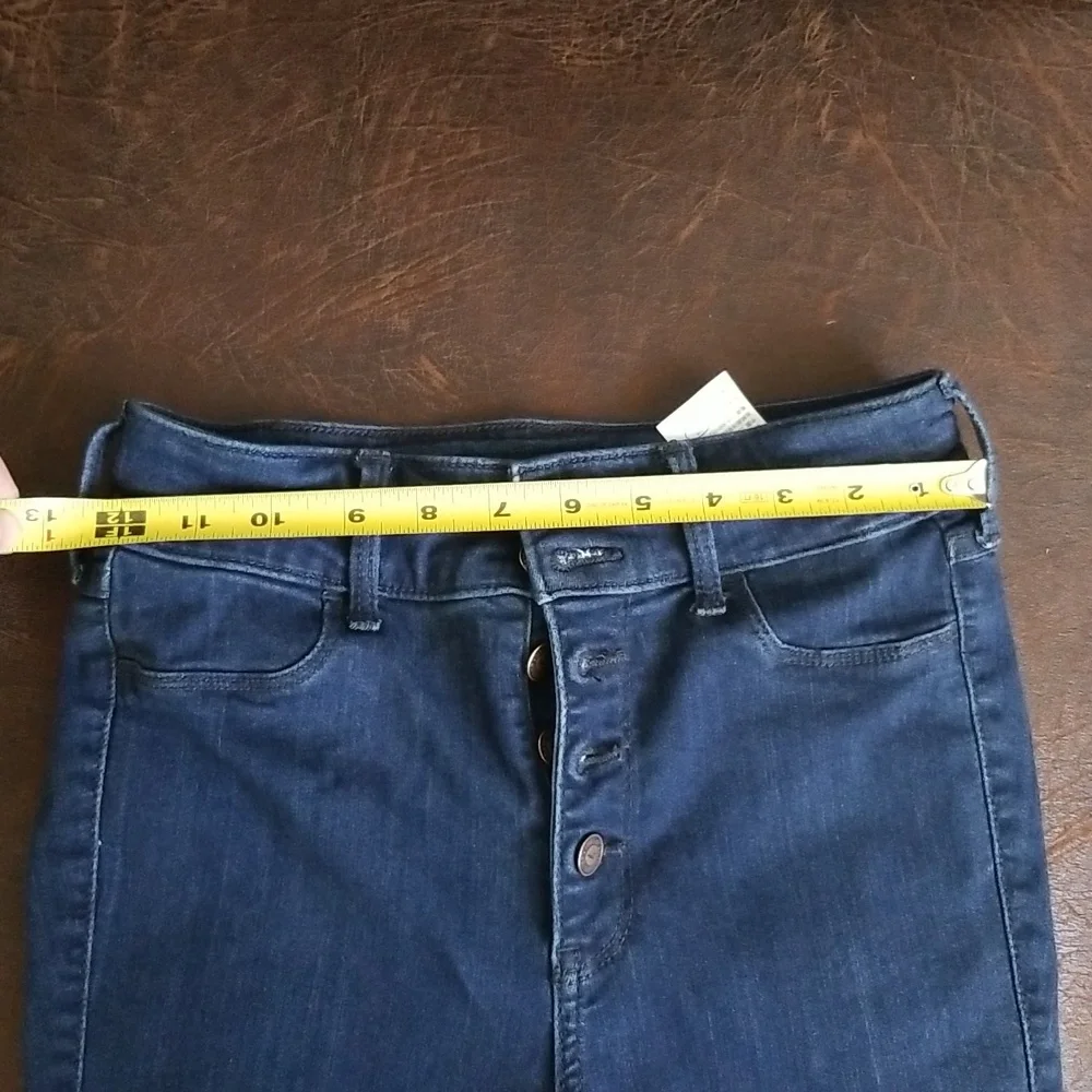 #D - 24/23.5 Hollister Advanced Stretch Ultra High Rise Jean Leggings Sz 5S - Picture 7 of 14